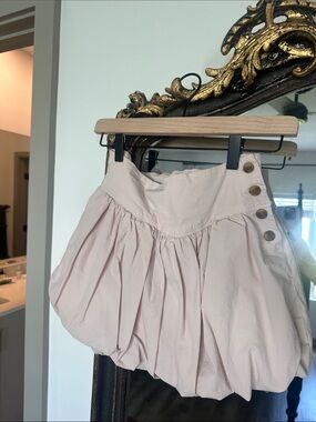 American Eagle Outfitters Extra Pale Pink/ Lavender Bubble Skirt